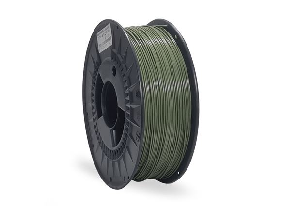 PLA Ciemnozielony żarnik z recyklingu, 1 kg