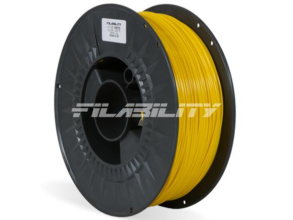 PET-G včelí žltý filament, 1kg