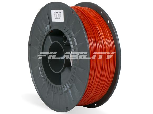 PET-G červený filament, 1kg