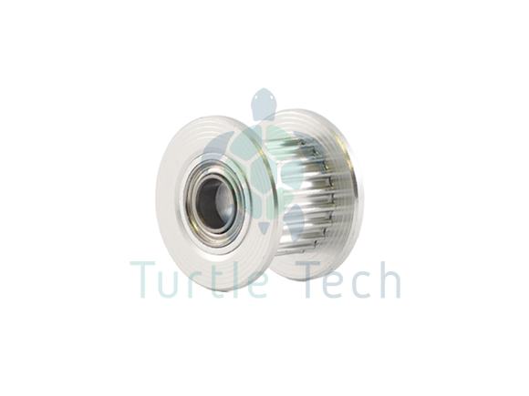 Napínacia kladka GT2, zubatá, diera 5 mm, šírka 10 mm pre remeň 9 mm