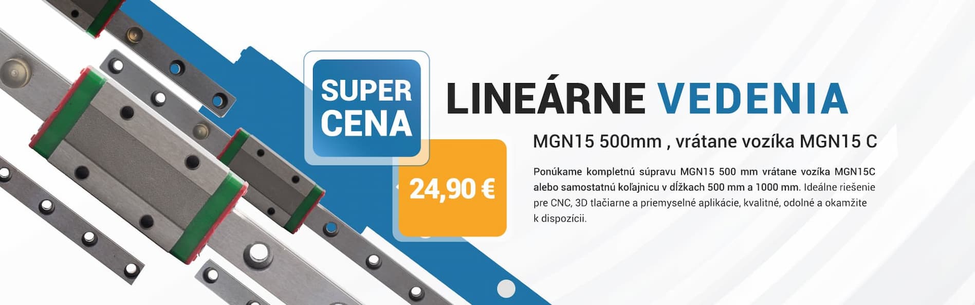 Lineárne vedenie MGN15C 500mm